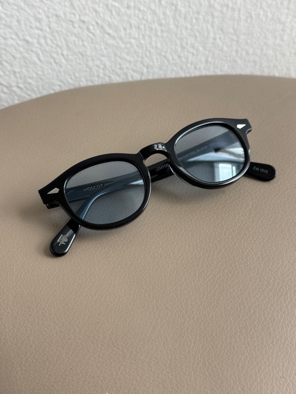 MOSCOT Black/Blue Lemtosh Sunglasses